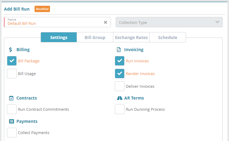 Bill Run Example – LogiSense Product Documentation