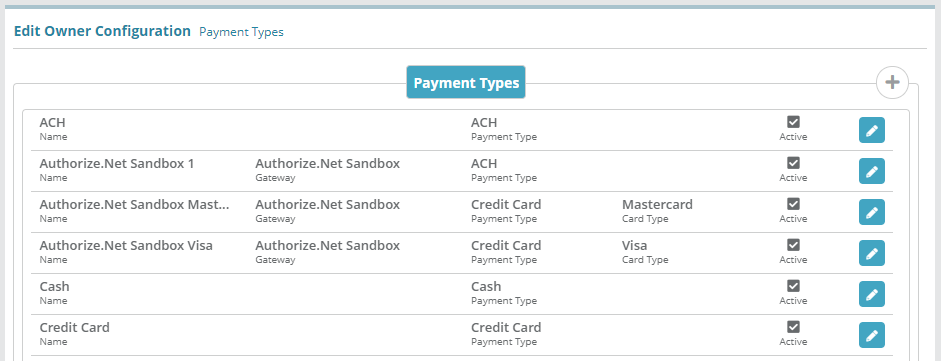 Payment Types Example – LogiSense Product Documentation